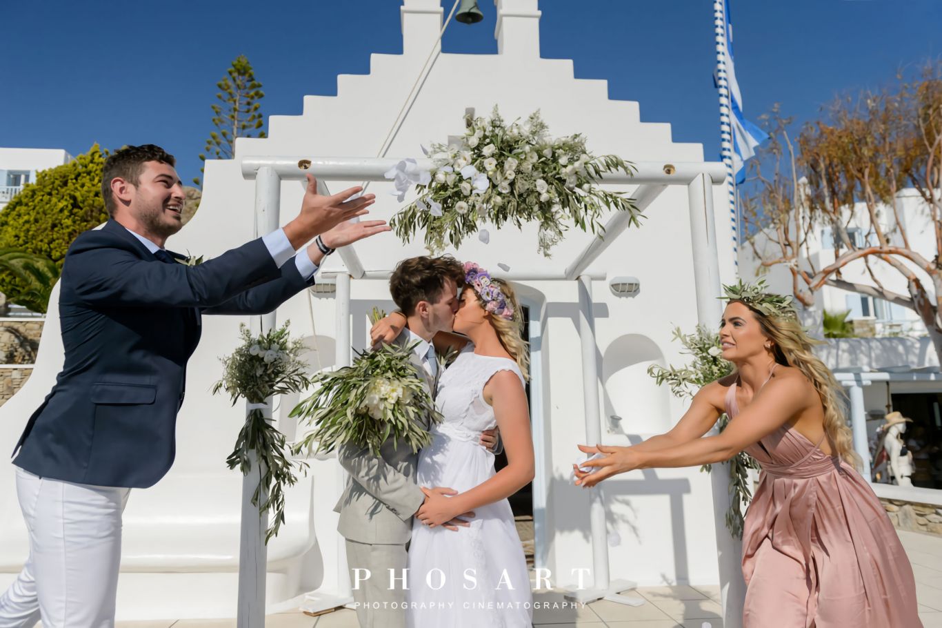 Book your wedding day in Saint John Mykonos Beach Resort
